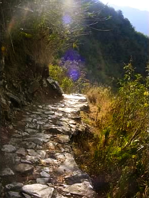 inka trail intipunku machu picchu peru