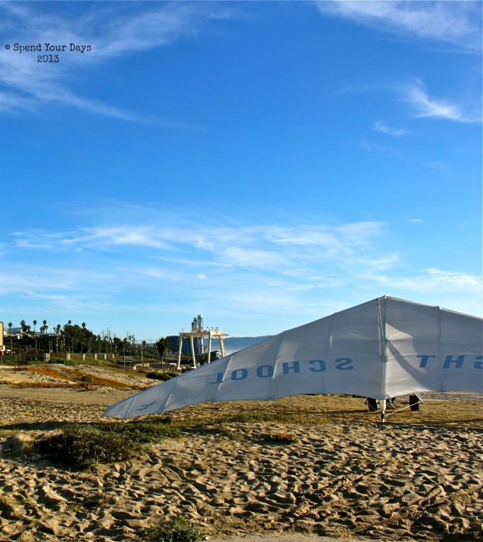 hang gliding los angeles california beach