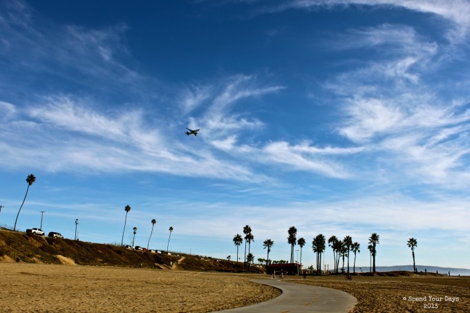 marvin braude bike path lax plane california