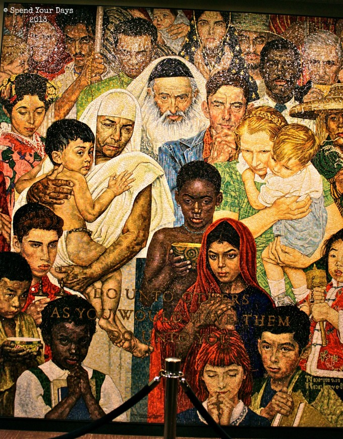 United Nations Norman Rockwell Mosaic New York