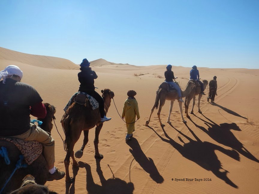 morocco sahara desert camel ride