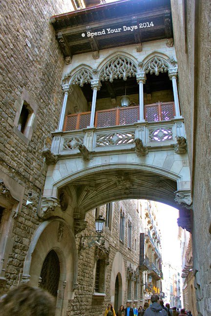 barri gotic barcelona spain