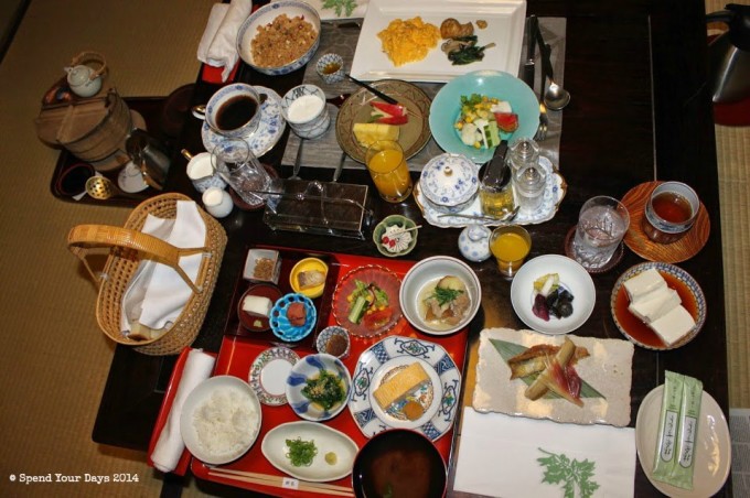 breakfast hiiragiya kyoto japan