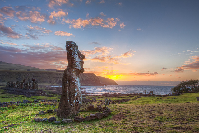 easter island chile moai