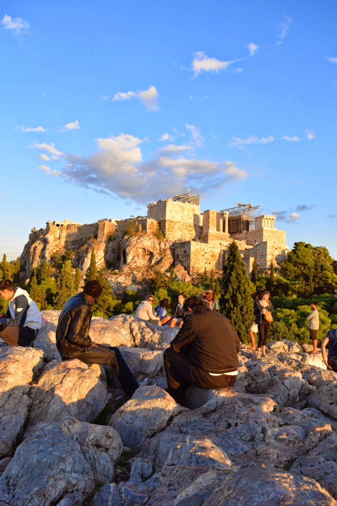 acropolis sunset athens greece