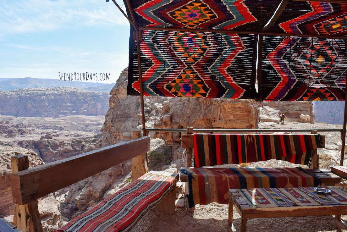 petra jordan cafe view