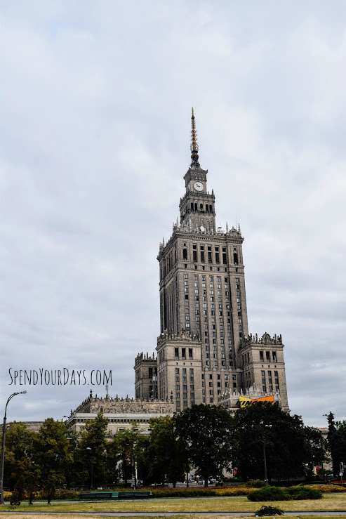 palace of culture and science warsaw poland stalinist